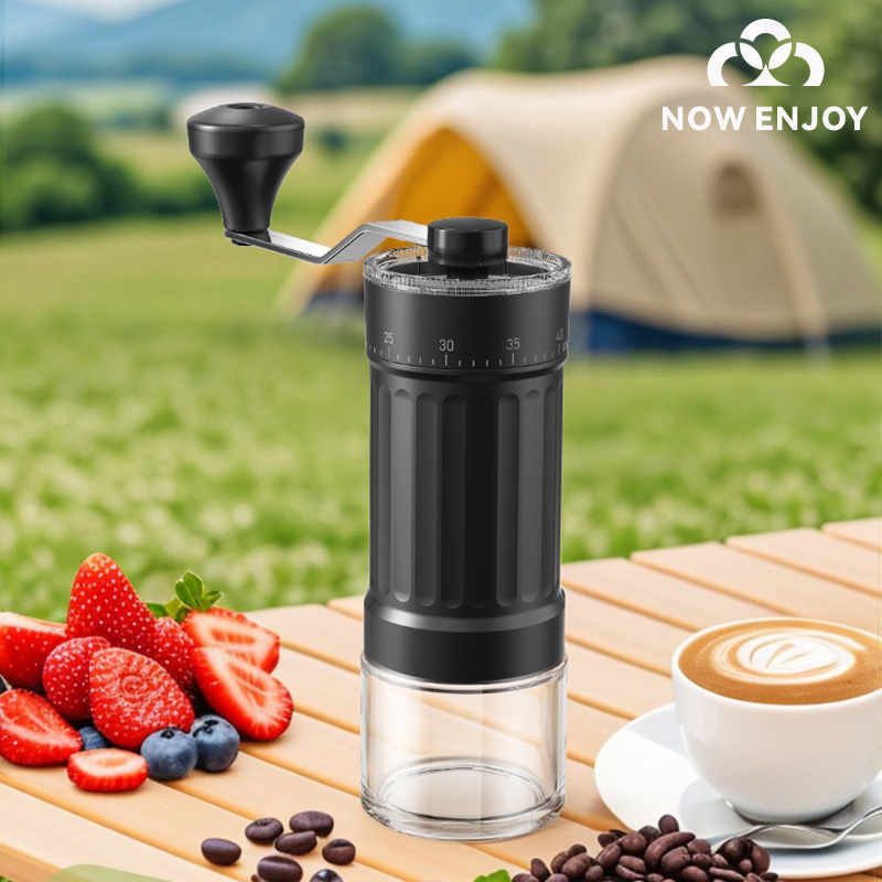 Burr Hand Grinder - NU GENIET VAN DE Handmatige Koffiemolen