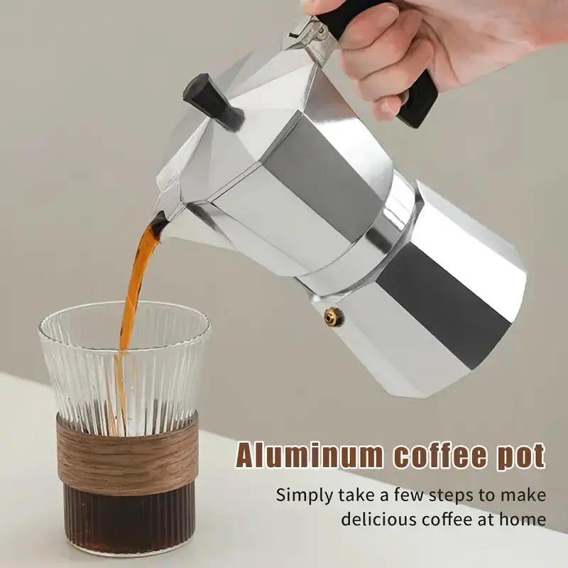 Moka Pot Stove - Klassieke aluminium moka pot 50-300ML huishoudelijke