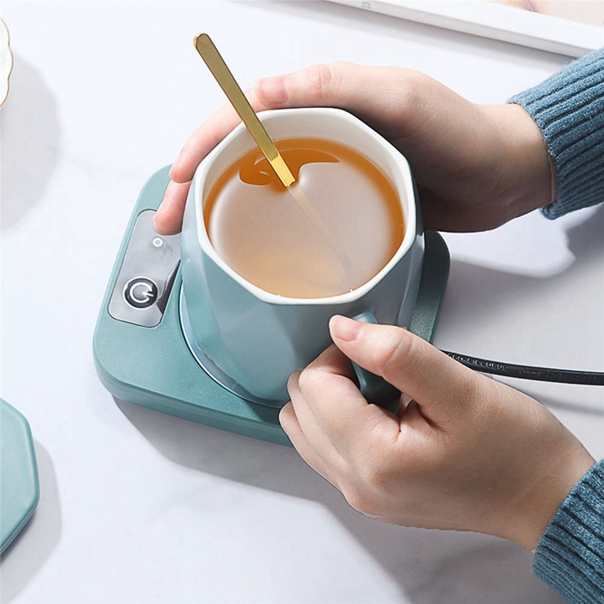 Coffee Tea With Milk - [Promoties] Mokverwarmer Koffiemok Kopverwarmer Melk Thee