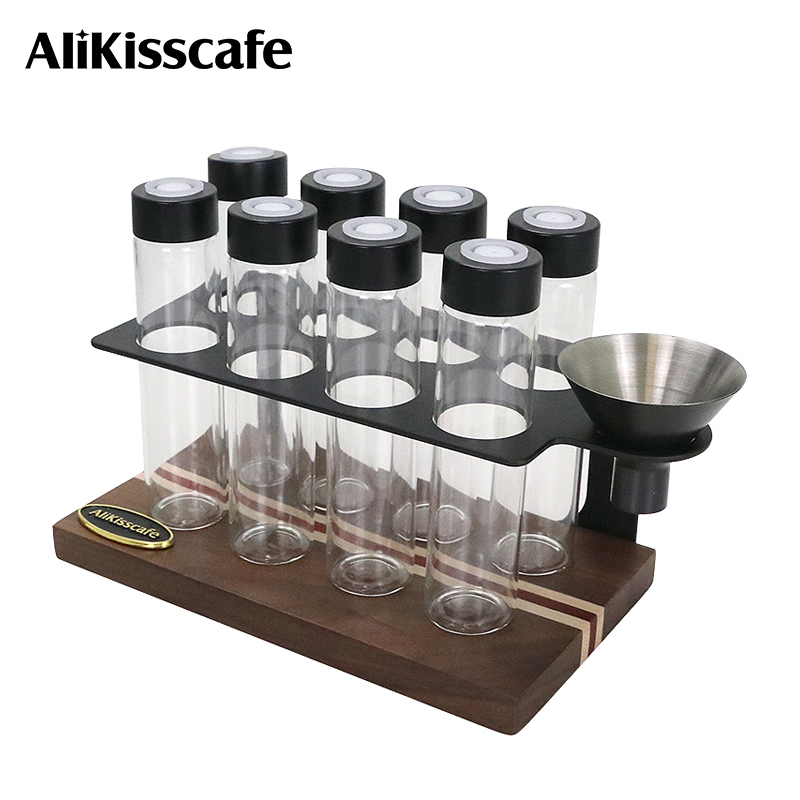 Coffee Tea And Sugar Set - Alikisscafe Koffiebonen Opslag Buis Container Display