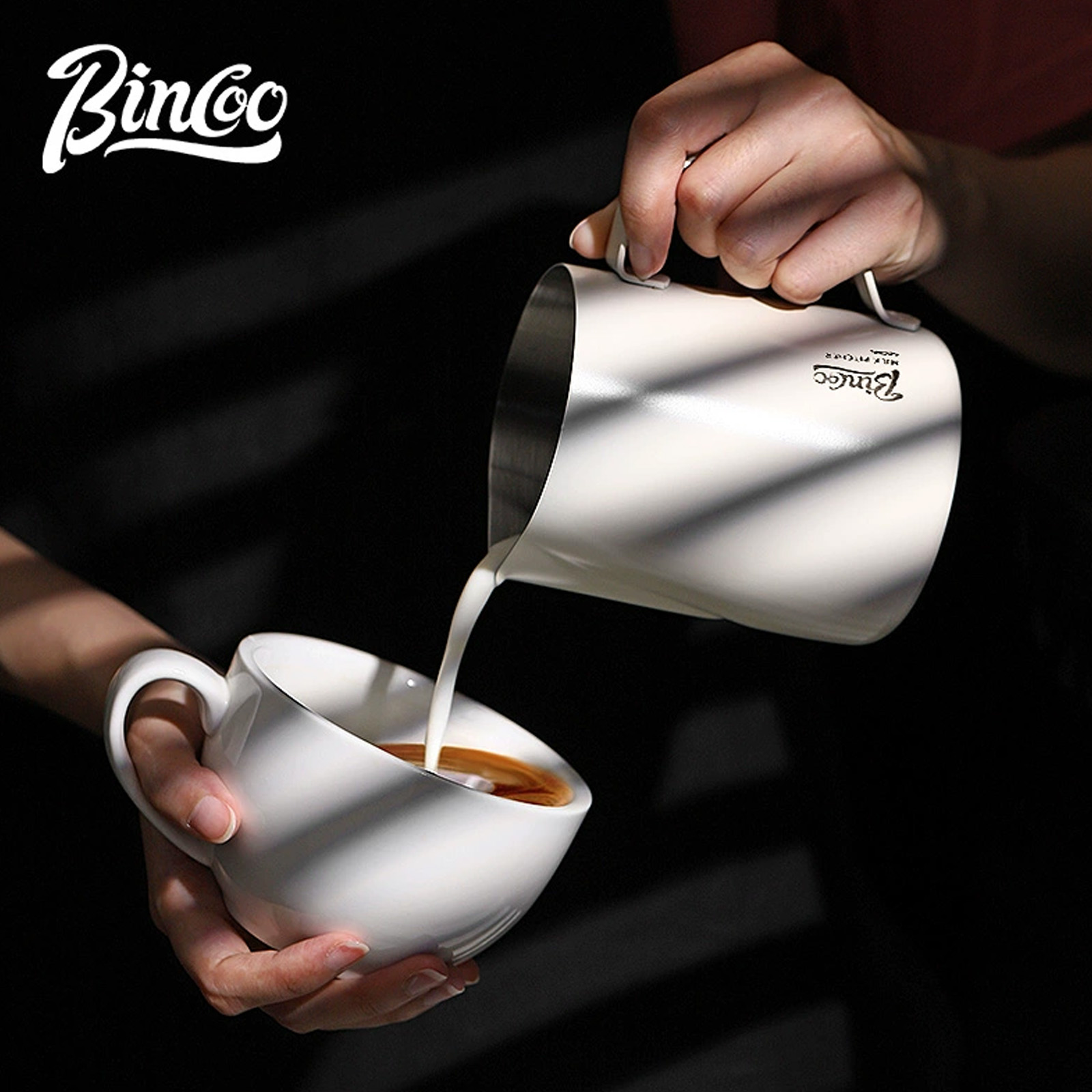 Barista Milk Jug - BINCOO 350/600 ML Koffie Melk Opschuimen