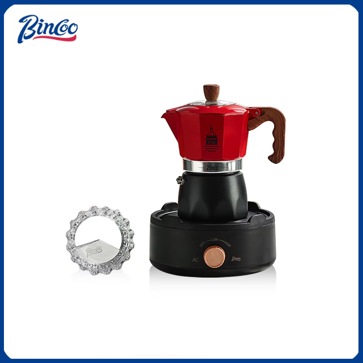 Bincoo Dubbele Klep Koffie Mok - Moka Pot Stove recensie en prijs