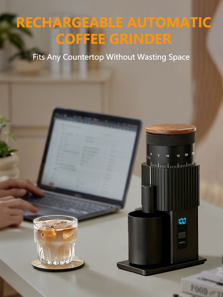 Draagbare elektrische koffiemo - Burr Hand Grinder recensie en prijs