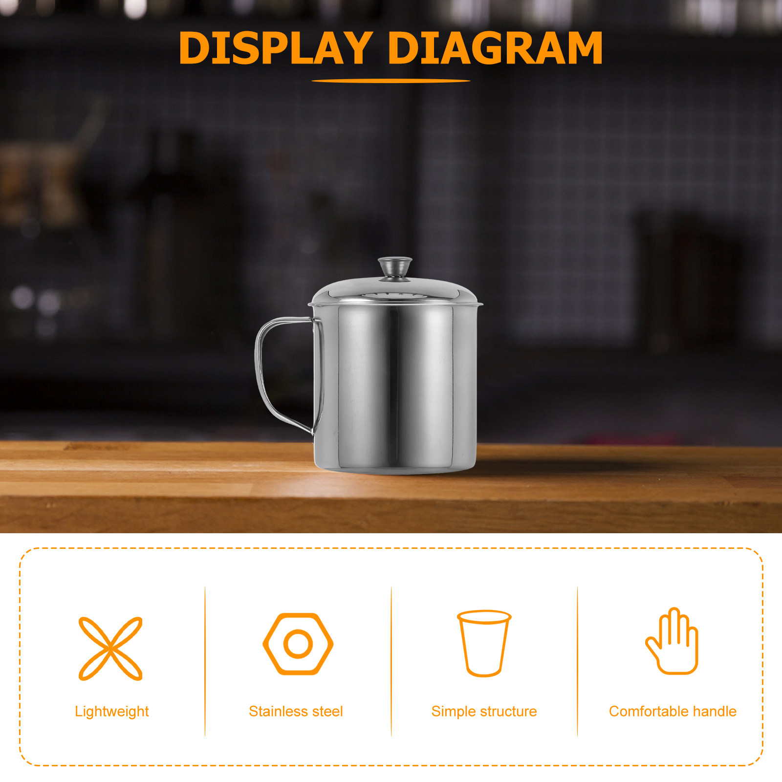 Roestvrijstalen beker met deks - Coffee Tea & Espresso Appliances recensie en prijs