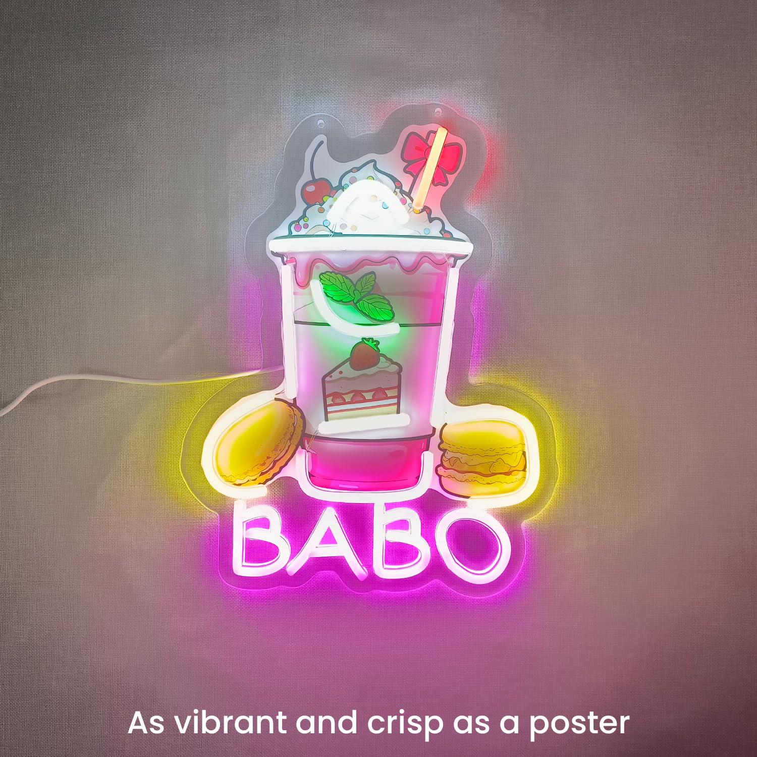 Boba Neonreclameverlichting, B - Coffee Tea & Jane recensie en prijs