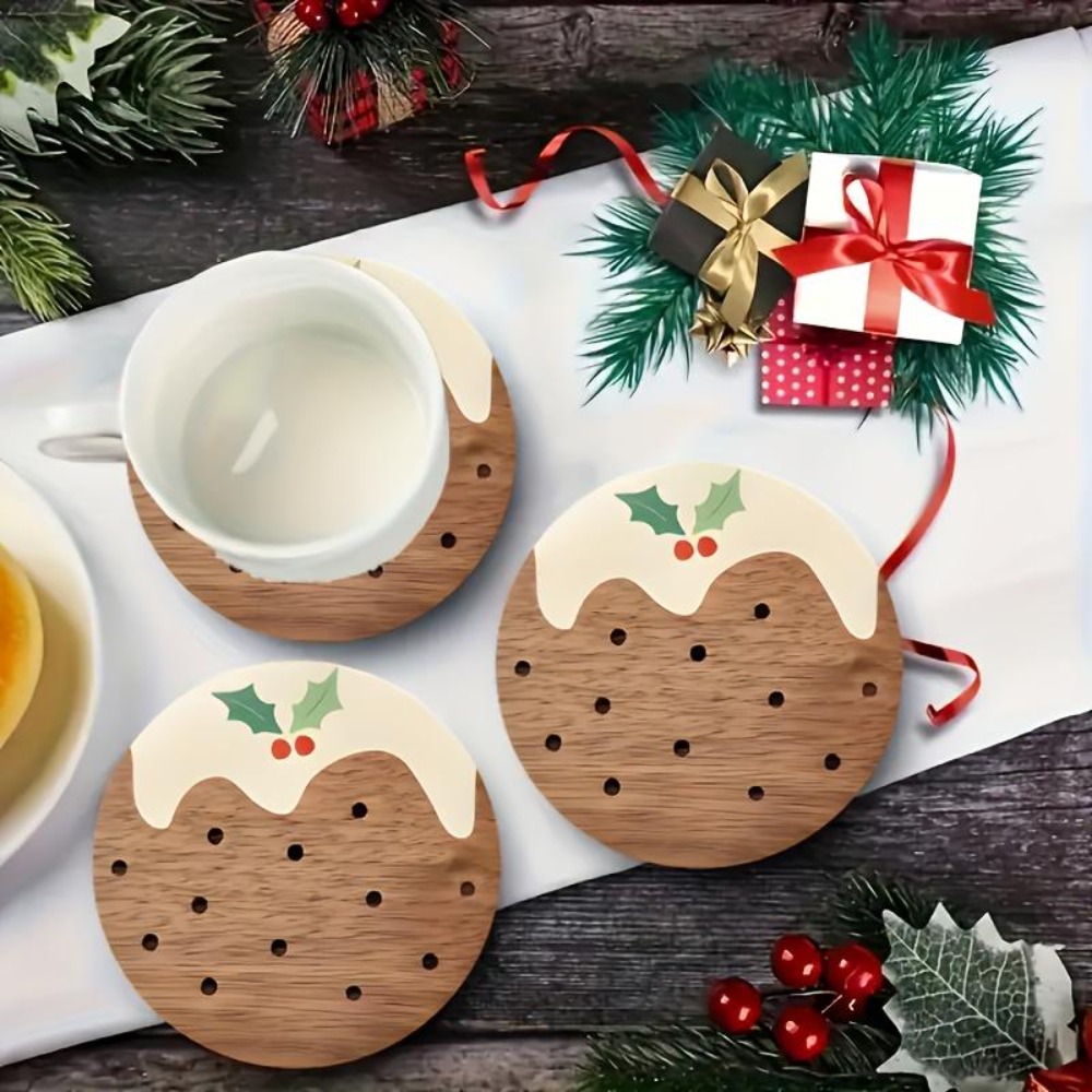 Houten Onderzetters Set Puddin - Coffee Tea And Sugar Set recensie en prijs