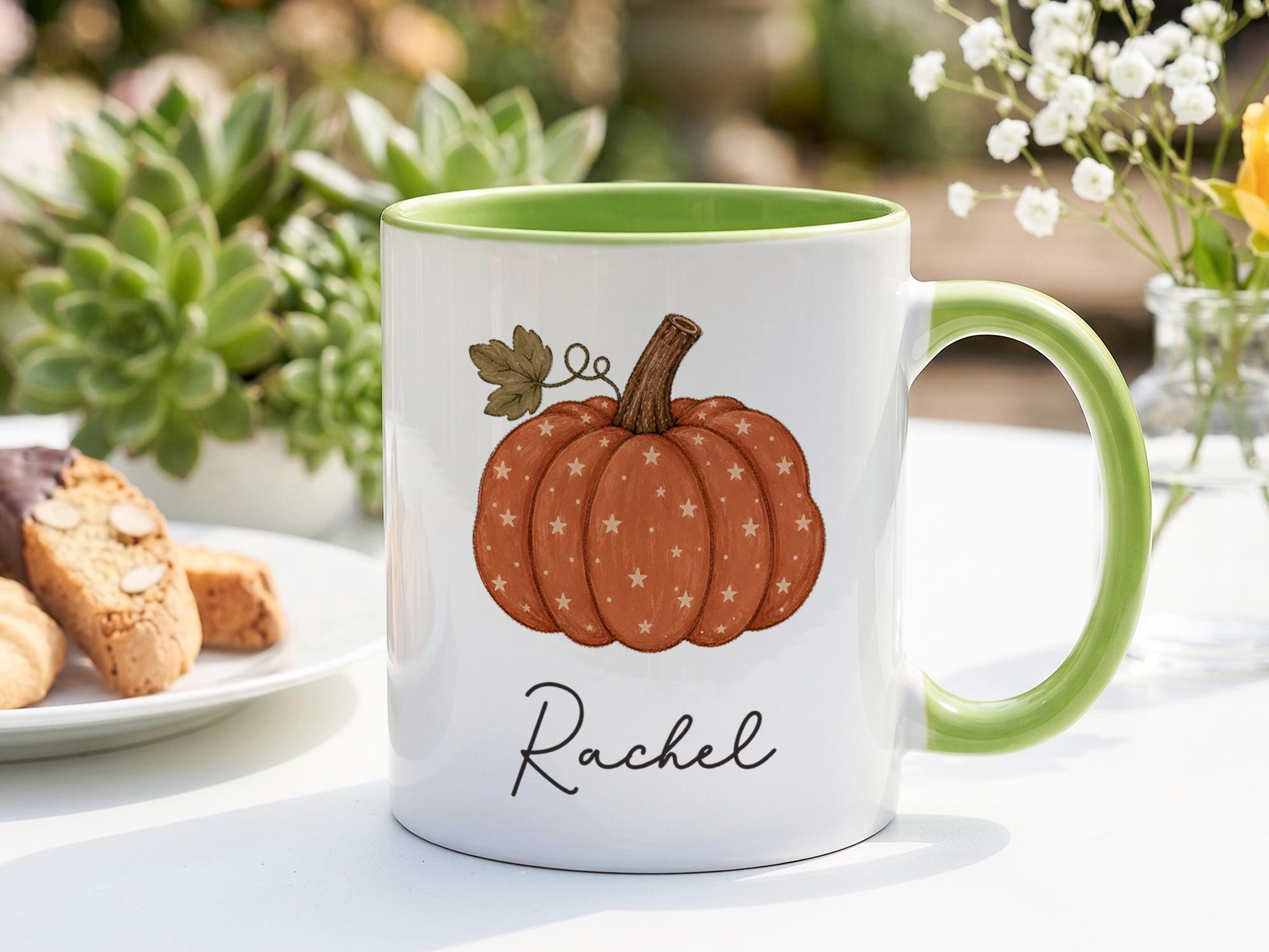 Gepersonaliseerde pompoenmok,  - Coffee Tea Name recensie en prijs
