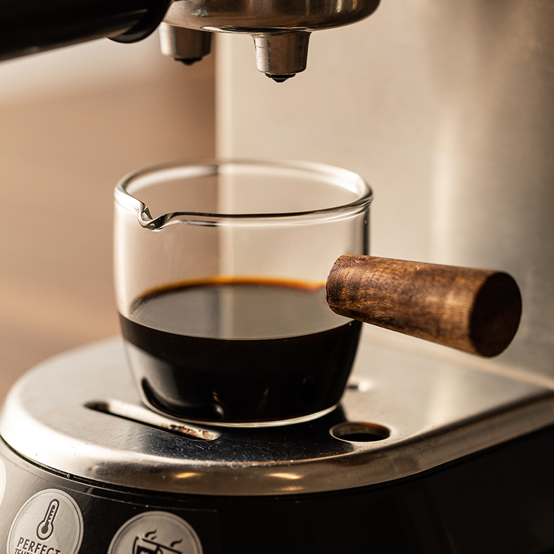 50-250 ml houten handvat glaze - Barista Milk Jug recensie en prijs