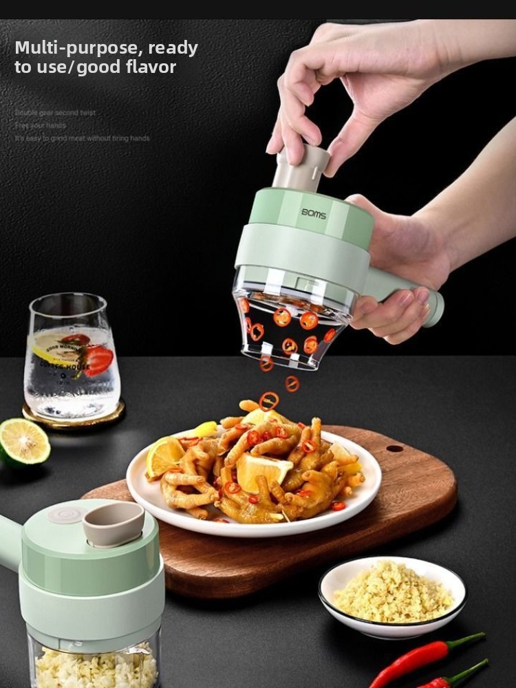 4In1 Elektrische Groentensnijd - Burr Hand Grinder recensie en prijs